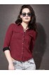 Roadster Women's Solid Casual Reversible Shirt